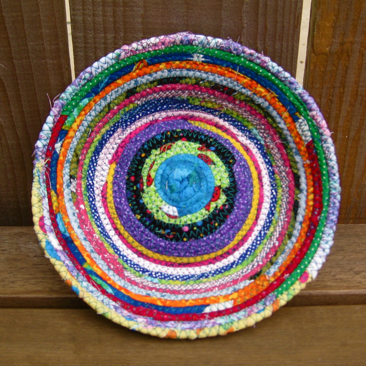 coiled fabric bowls part 2 made by Julianne