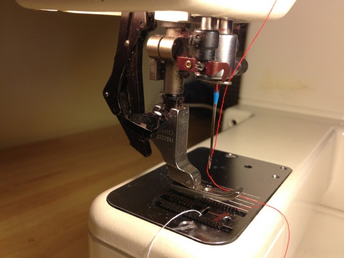 Pfaff 1222e industrial foot made by Julianne