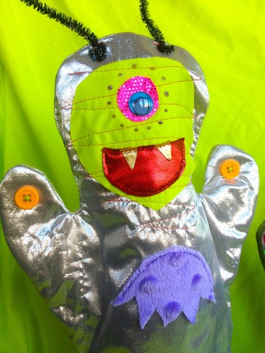 alien puppets, made by Julianne