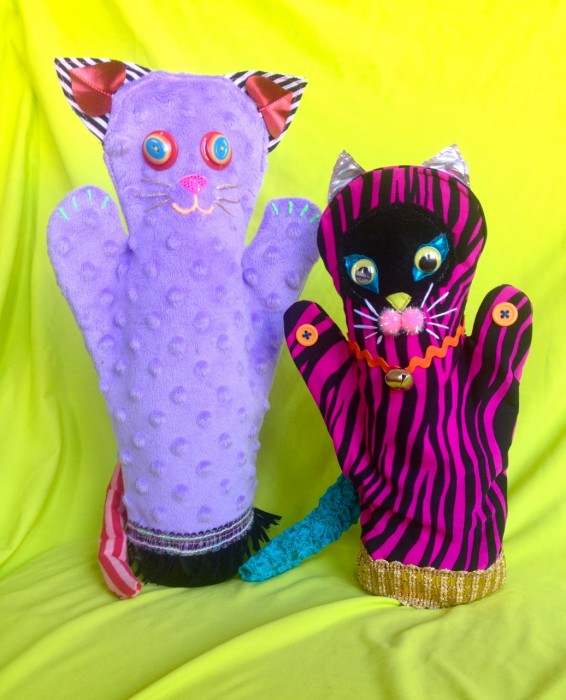 CAT PUPPETS made by Julianne