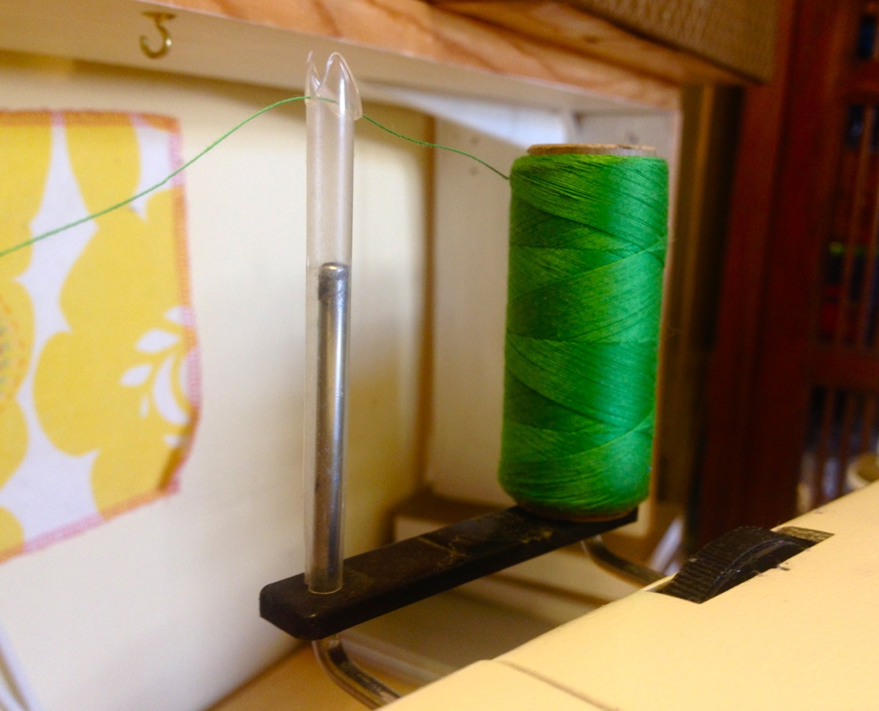 THREADING THE PFAFF made by Julianne