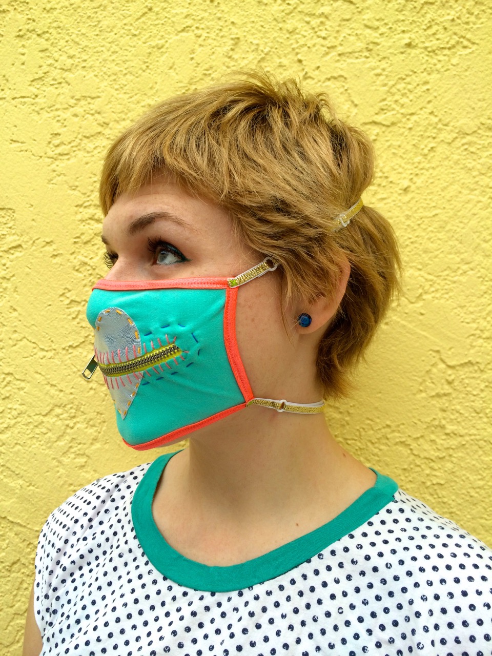 ZIPPER MASKS made by Julianne